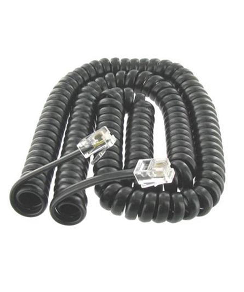 iMBAPrice Telephone Headset Cable 12ft Coiled Telephone Handset Cord ...