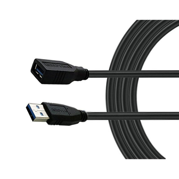 iMBAPrice USB 3.0 Extender, 1.5 feet Extension Cable, Error-Free Data Transmission - Black
