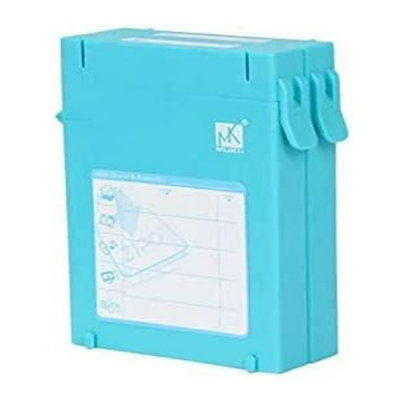iMBAPrice Zipo 2.5" Water Resistant HDD Protection Box - Anti-Static 2 Latchable Hard Drive Protector Case (Pack of 1) B