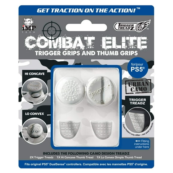 iMP Tech Combat Elite Thumb & Trigger Treadz Dual Sense Controller Grips - Urba (PlayStation 5)