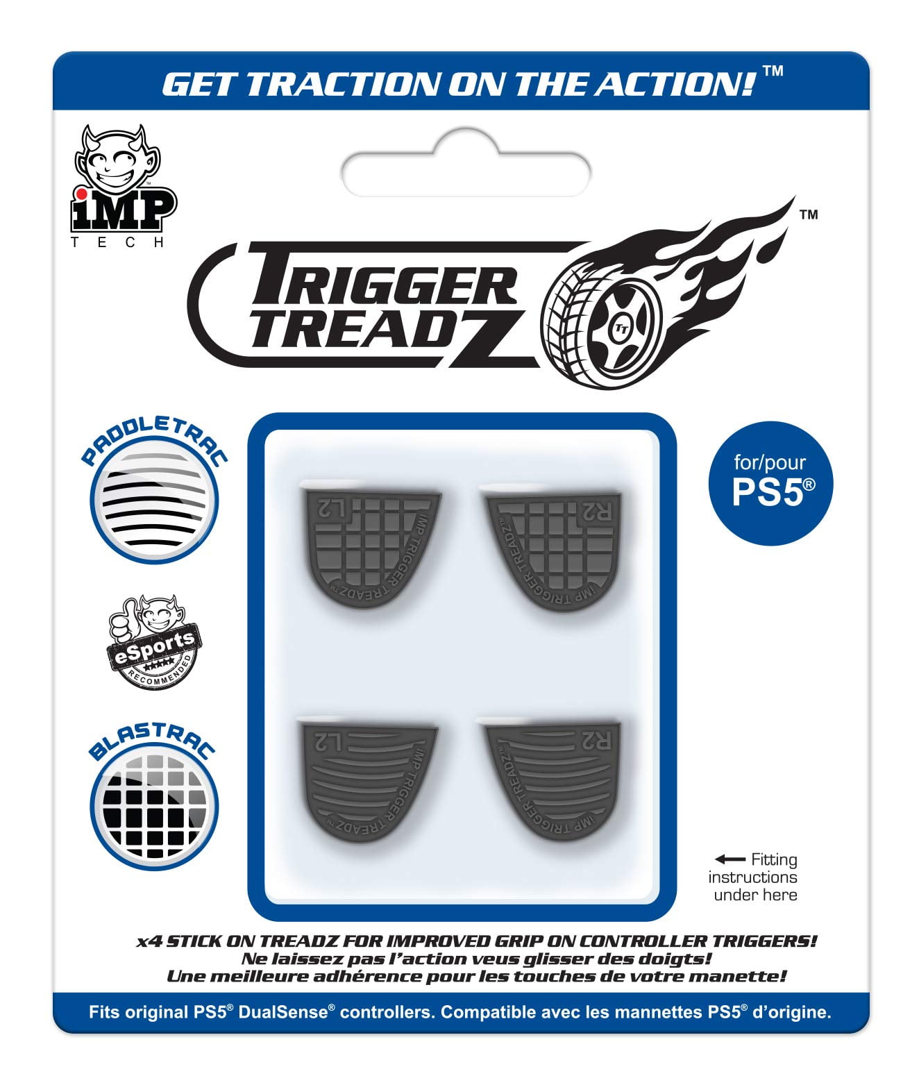 iMP Tech Trigger Treadz Dual Sense Controller Grips (PS5) (PS5) (PlayStation 5)