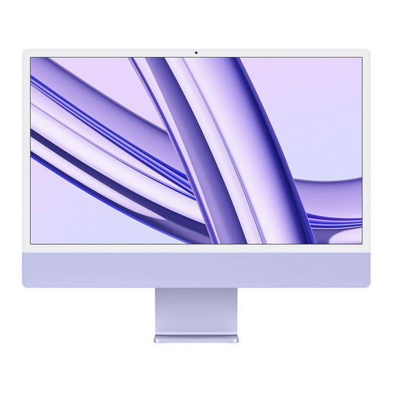 Pre-Owned iMac 24 (Retina 4.5K 10GPU, Purple) 4.05Ghz 8-Core M3 (2023) 24 GB & 1 TB Flash HD 4480 x 2520 Display Mac OS Original Wireless Keyboard/Mouse
