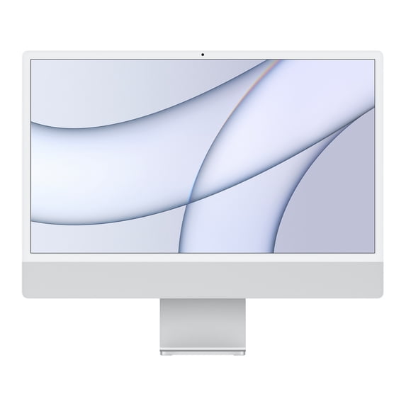 Pre-Owned iMac 24 (Retina 4.5K 7GPU, Silver) 8-Core M1 (2021) MGTF3LL/A 16gb RAM-256gb SSD-Dual Boot Mac OS/Win 11