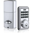 thumbnail image 1 of iMagic Keypad Deadbolt, Keyless Entry Deadbolt Lock, Electronic Keypad Door Lock, Auto Lock, 50 User Codes, Easy to Install (Satin Nickel), 1 of 8