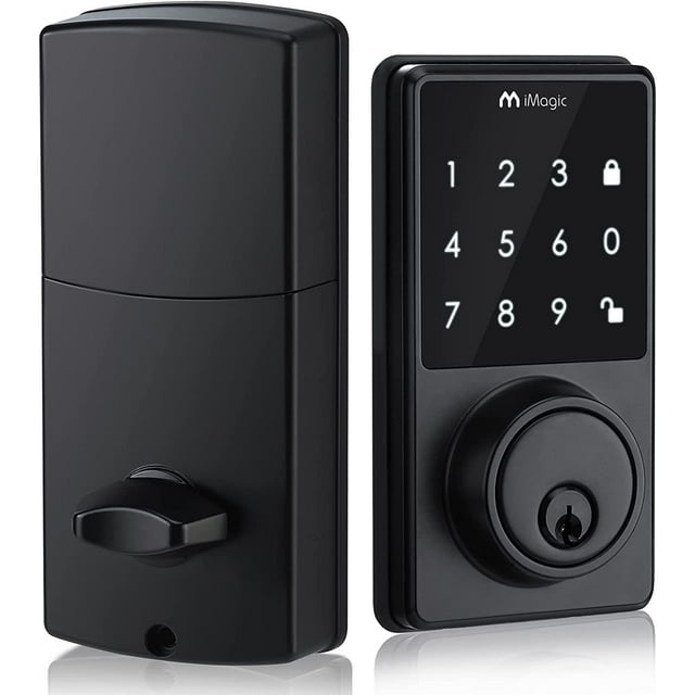 iMagic Touch Screen Deadbolt, Keyless Entry Deadbolt Lock, Electronic ...