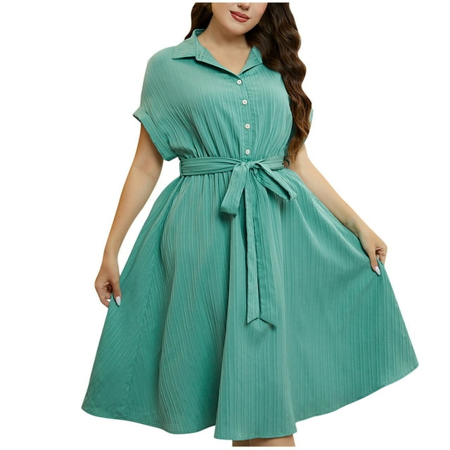 iMai Petite Knee Length Summer Dresses For Women 2024 Vacation Wedding