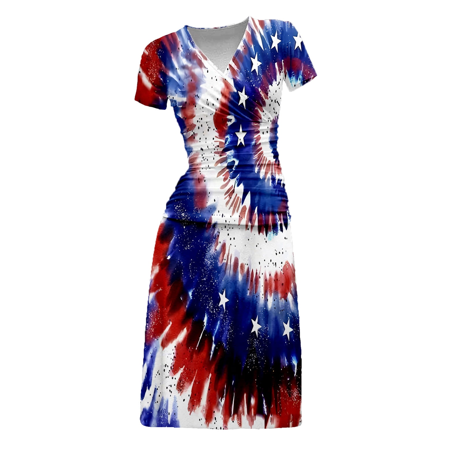 iMai Summer Dresses For Women 2024 Petite 3/4 Sleeves Wedding Guest