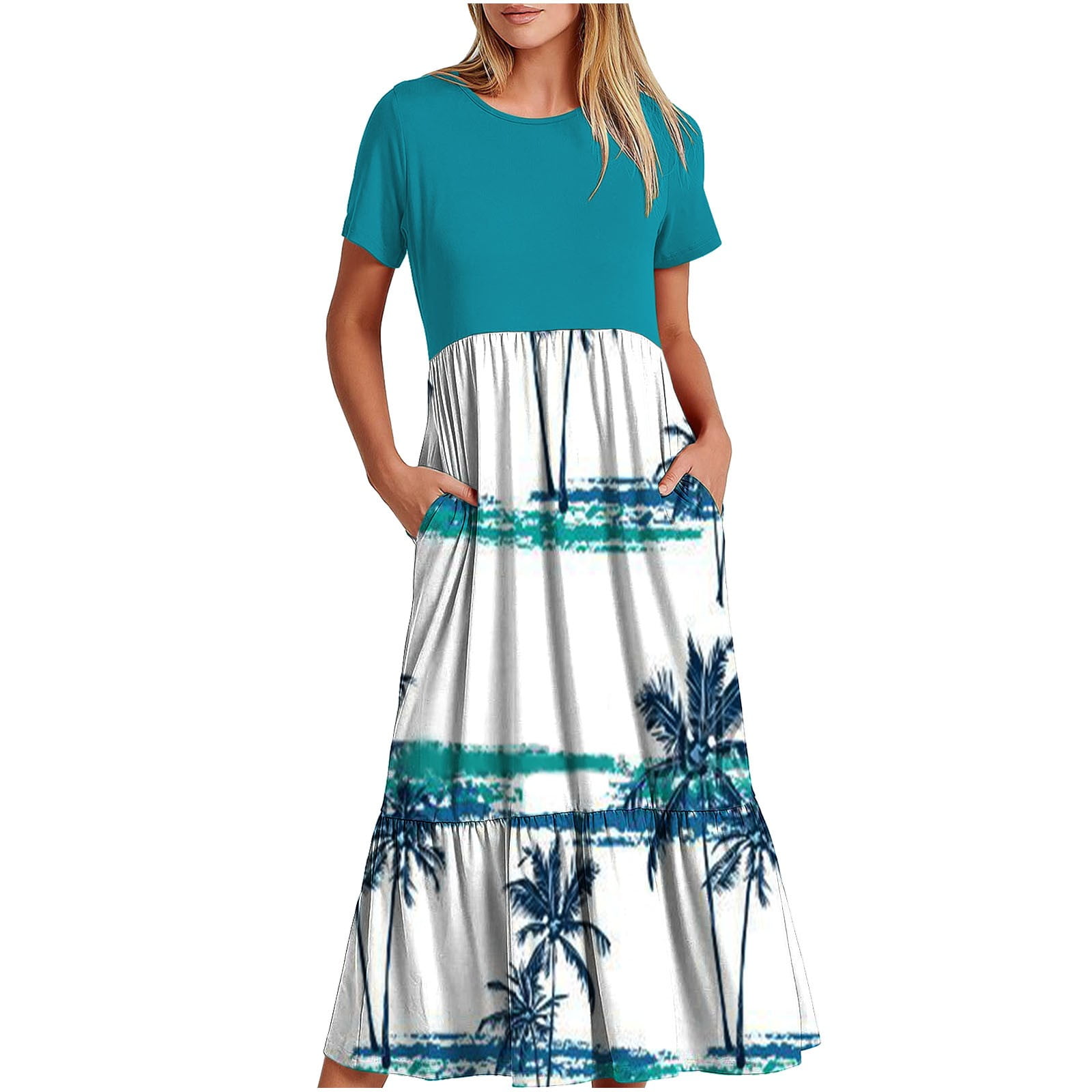 iMai Women Summer Dresses 2024 With Sleeves Wedding Guest Dresses For