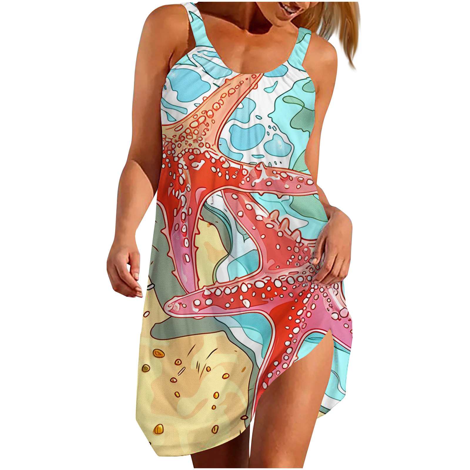 iMai Womens Summer Dresses Midi 3/4 SleeveWedding Guest Dresses For