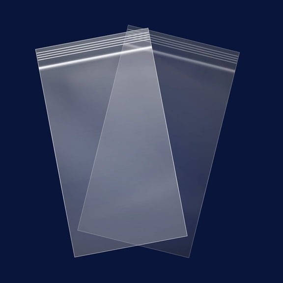 iMailer - 500 Count - 5" x 7" Small Zip Bags - Clear Reclosable Zip Plastic Poly Bags 2 Mil with Lock Seal Zipper for A2 A4 A6 Cards & Envelopes, Bakery, Cookies, Treats