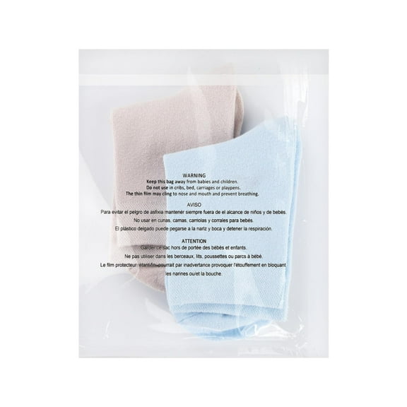 iMailer - 500 Count - 6" x 9" Small Clear Poly Bags with Suffocation Warning Self Seal 1.6 Mil for Clothing, Bakery, Gifts - Resealable Adhesive, Not Strong