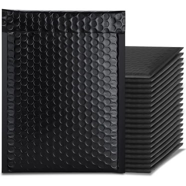 iMailer - 60 Counts 6x10 Inch Bubble Mailers Shipping Bags Padded Envelopes Black with Self Seal Adhesive Strip