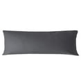 thumbnail image 1 of iMaylex Egyptian Cotton Zipper Pillowcases, Soft and Breathable Pillow Case, Dark Grey, Body, 20" x 48", 1 of 7
