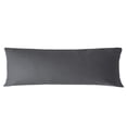 thumbnail image 1 of iMaylex Egyptian Cotton Zipper Pillowcases, Soft and Breathable Pillow Case, Dark Grey, Body, 20" x 54", 1 of 7