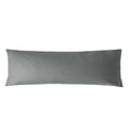 thumbnail image 1 of iMaylex Egyptian Cotton Zipper Pillowcases, Soft and Breathable Pillow Case, Grey, Body, 20" x 48", 1 of 7