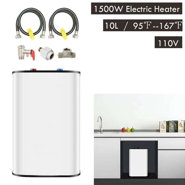 iMeshbean 110V 10L Electric Tank Hot Water Heater Kitchen Bathroom 95°F167°F US