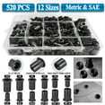 thumbnail image 1 of iMeshbean 520PCs Rivet Nut to Rivnut Tool Nut Setter Thread Setting Nutsert Gun Metric & SAE, 1 of 25
