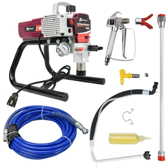 iMeshbean 2.5HP Electric Airless Paint Sprayer High Efficient 3300PSI W/Extension Rod 220V