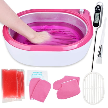 iMeshbean 2.7L Paraffin Wax Machine For Hand and Feet Moisturizing Paraffin Bath Warmer Kit Hand Waxed 800g Paraffin Wax, Thermometer, 100pcs Liners