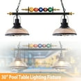thumbnail image 1 of iMeshbean 2-Light Pool Table Lamp Fixture with Glass Shades, 1 of 10