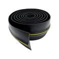 thumbnail image 1 of iMeshbean 20Ft Universal Garage Door Bottom Threshold Seal Strip,DIY Weatherproofing Garage Door Seals,Garage Door Bottom Weatherproof Strip Weather Stripping Replacement,20FT Long (Black), 1 of 7