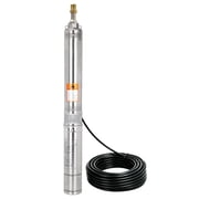 iMeshbean 3/4 HP Deep Well Submersible Pump 220V 3" OD Well Pump with 33FT Power Cord, 13GPM 247FT Max Lift