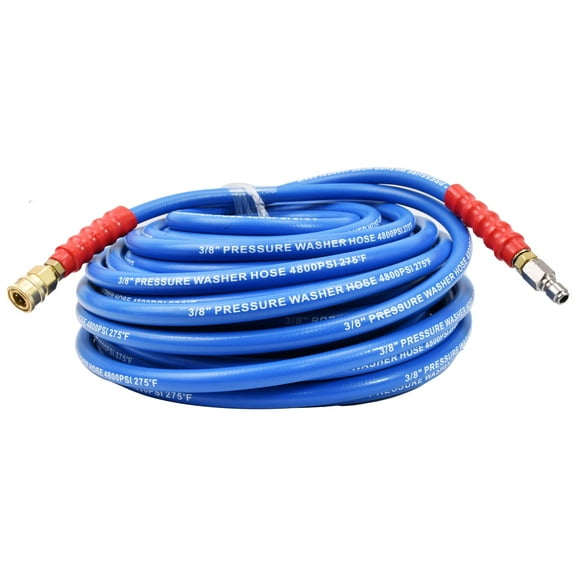 iMeshbean 3/8" x 30FT Hot Water Pressure Washer Hose 4800 PSI Non-Marking Extension Hose