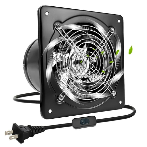 iMeshbean 10 Inch Exhaust Fan 100W 988CFM Powerful Ventilation Fan Wall Mounted Vent Fan