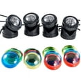thumbnail image 1 of iMeshbean 4-LED Super Bright Outdoor Underwater Pond Fountain Spot Light Kits 4-color Lens, 1 of 2