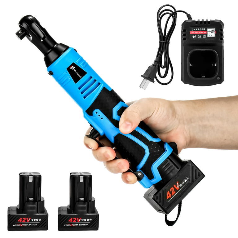 iMeshbean 42V, 3/8 Electric Ratchet Wrench 42V 7800mAh Cordless
