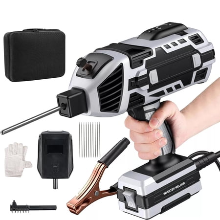 iMeshbean 4600W Welding Machine 110V ARC Welder Machine Gun 20-120A IGBT Handheld Stick Welder for 1/16''-1/8'' Wire Rods