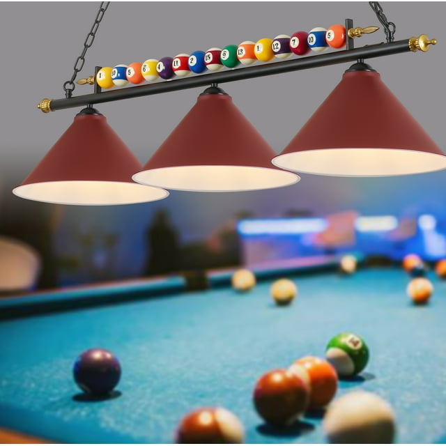 iMeshbean 47" Hanging Pool Table Lights Billiard Pool Table Lighting