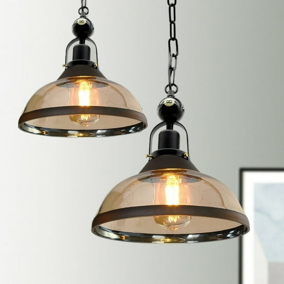 iMeshbean 65" Pool Table Lighting Fixtures Ceiling Lamp for Game Room Beer Party , Real Billiard Ball Design Billiard Pendant Lamp, 2pcs