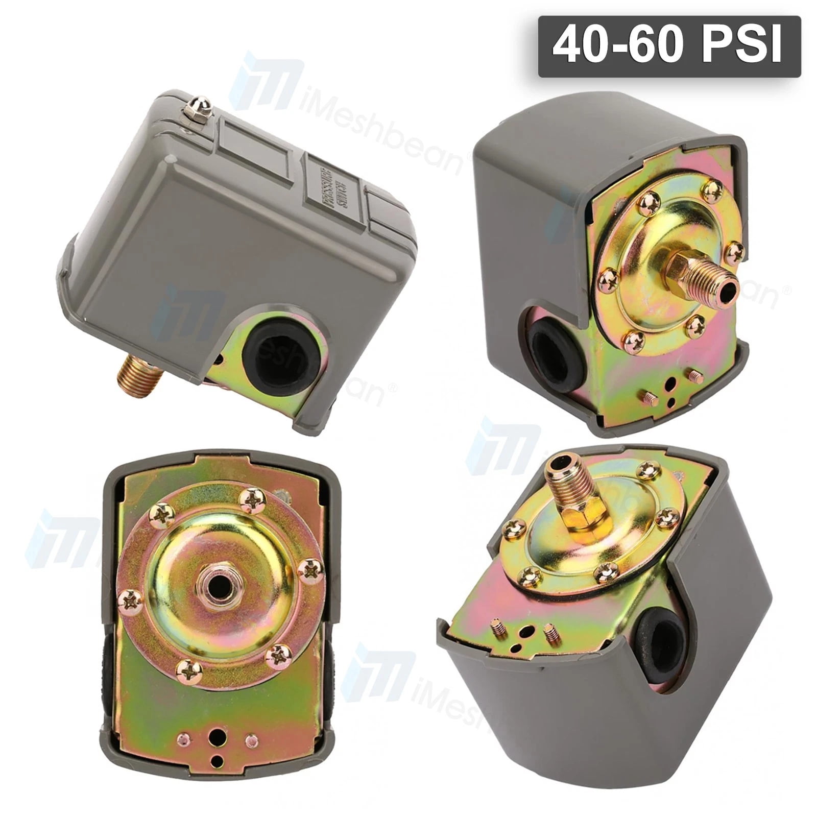 iMeshbean 40-60 PSI Well Water Pump Pressure Control Switch Adjustable ...