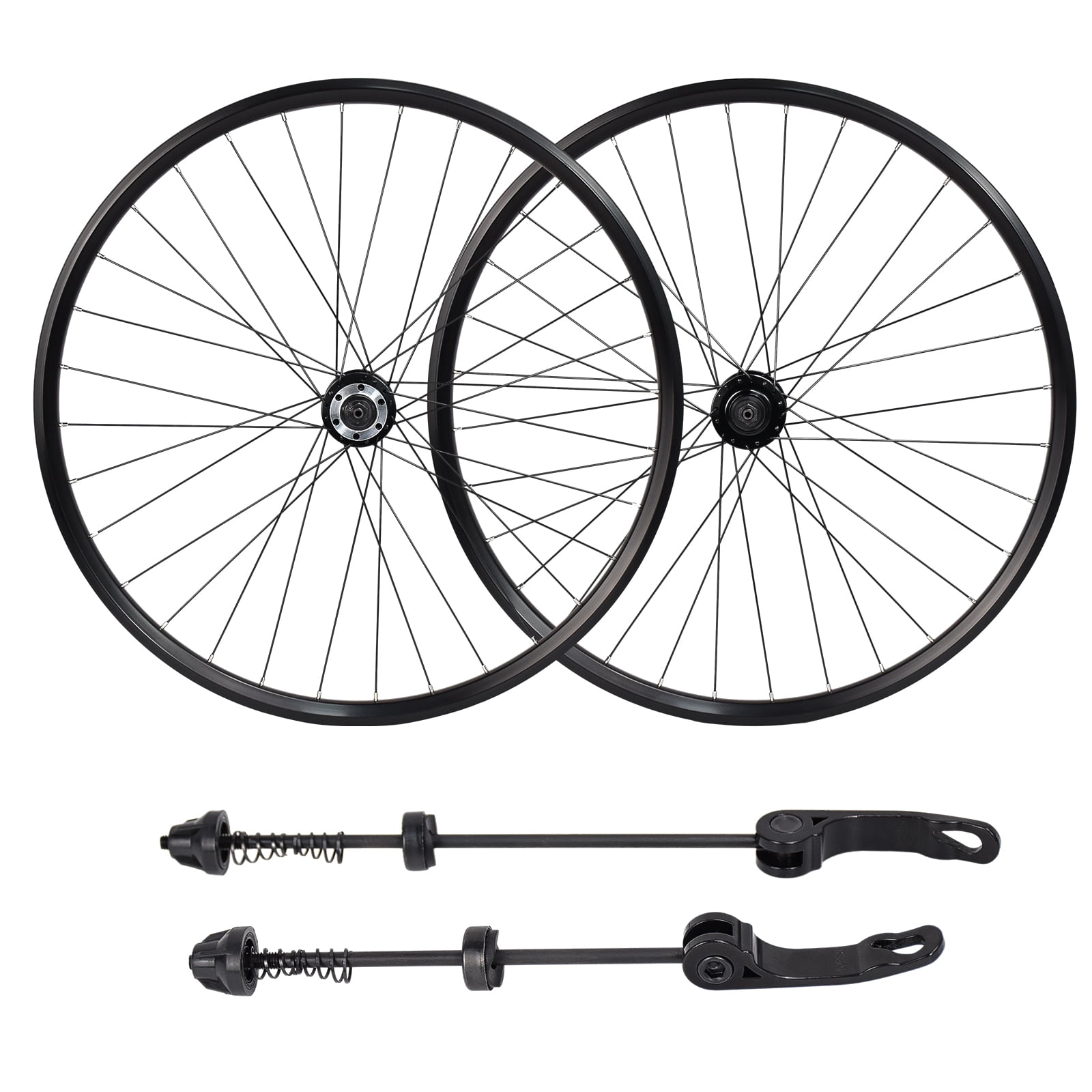 iMeshbean Aluminum Alloy Dual Disc Mountain Bike Wheels 27.5 x1.5 2.4 Inch Bike Wheel Set Walmart Business Supplies