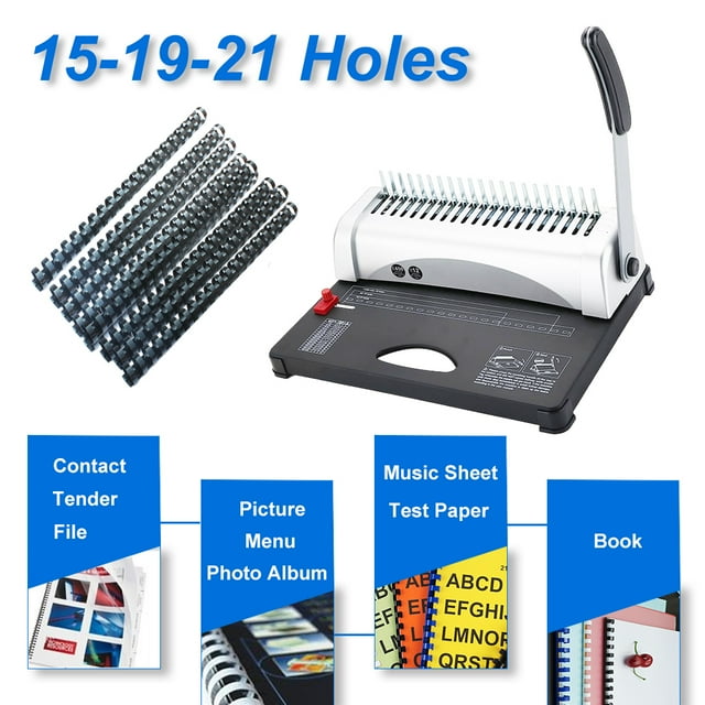 iMeshbean Binding Machine 2in1 Spiral Binding Machine Hole Puncher