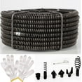 iMeshbean Drain Cleaning Cable 45 Feet x 5/8 Inch Hollow Core Cable