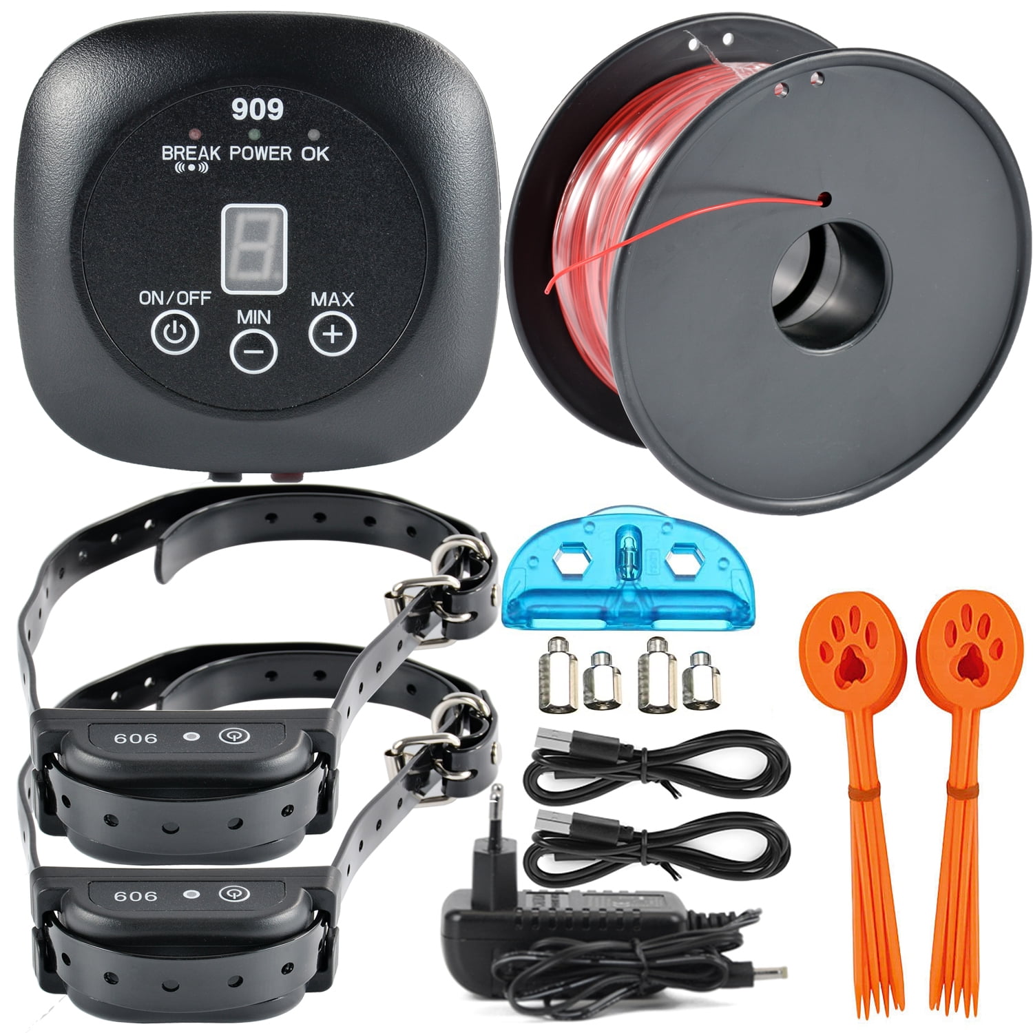 iMeshbean Electric Dog Fence, Wireless Invisible Dog Fence, IP66