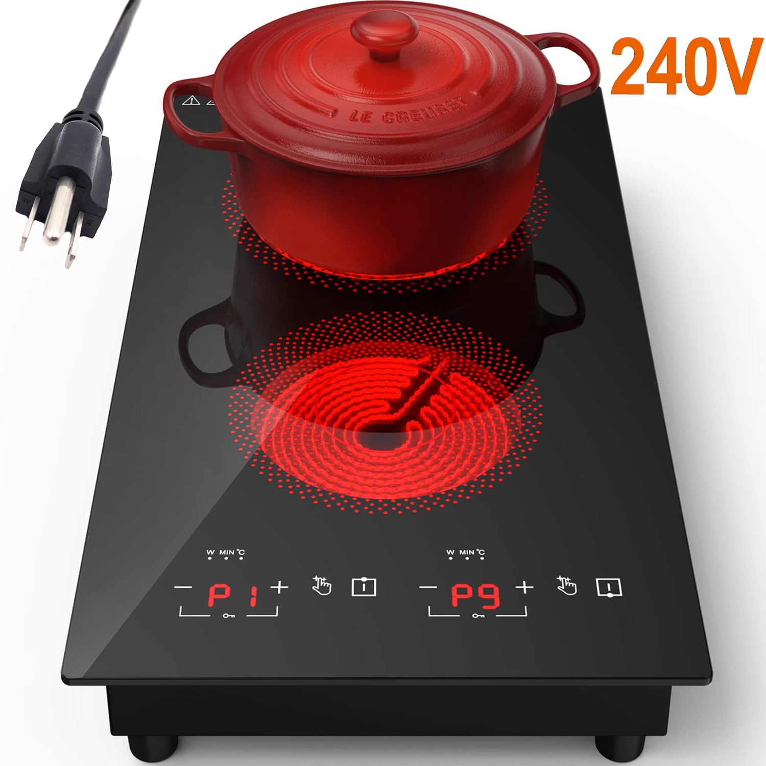 iMeshbean Electric Induction Cooktop 12 inch,Electric Stove Burner