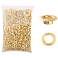thumbnail image 1 of iMeshbean Grommets Eyelets 500pcs Gold 1/4 Inch Grommets & Washers For Heavy Duty Hand Press Eyelet Grommet Machine, 1 of 9