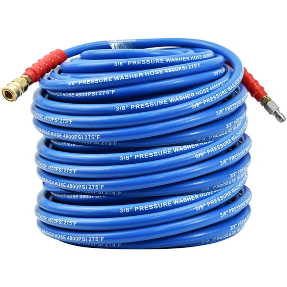 iMeshbean 3/8" Hot Water Pressure Washer Hose 100FT 4800 PSI Power Washer Hose