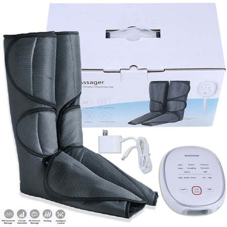 iMeshbean Leg Massager for Circulation and Relaxation Foot and Calf Massage with Handheld Controller 6 Massage Modes, 3 Intensities
