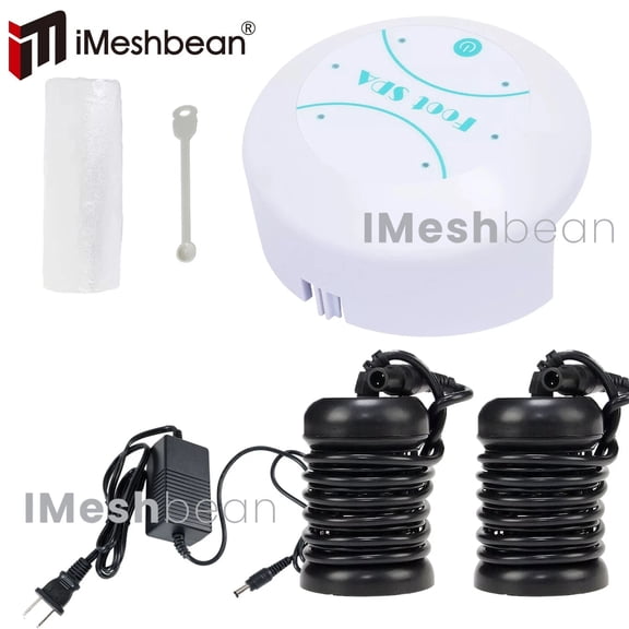 iMeshbean Portable Ionic Foot SPA Baths Detox Cell Cleanse Machine for Home Club 20 Liners