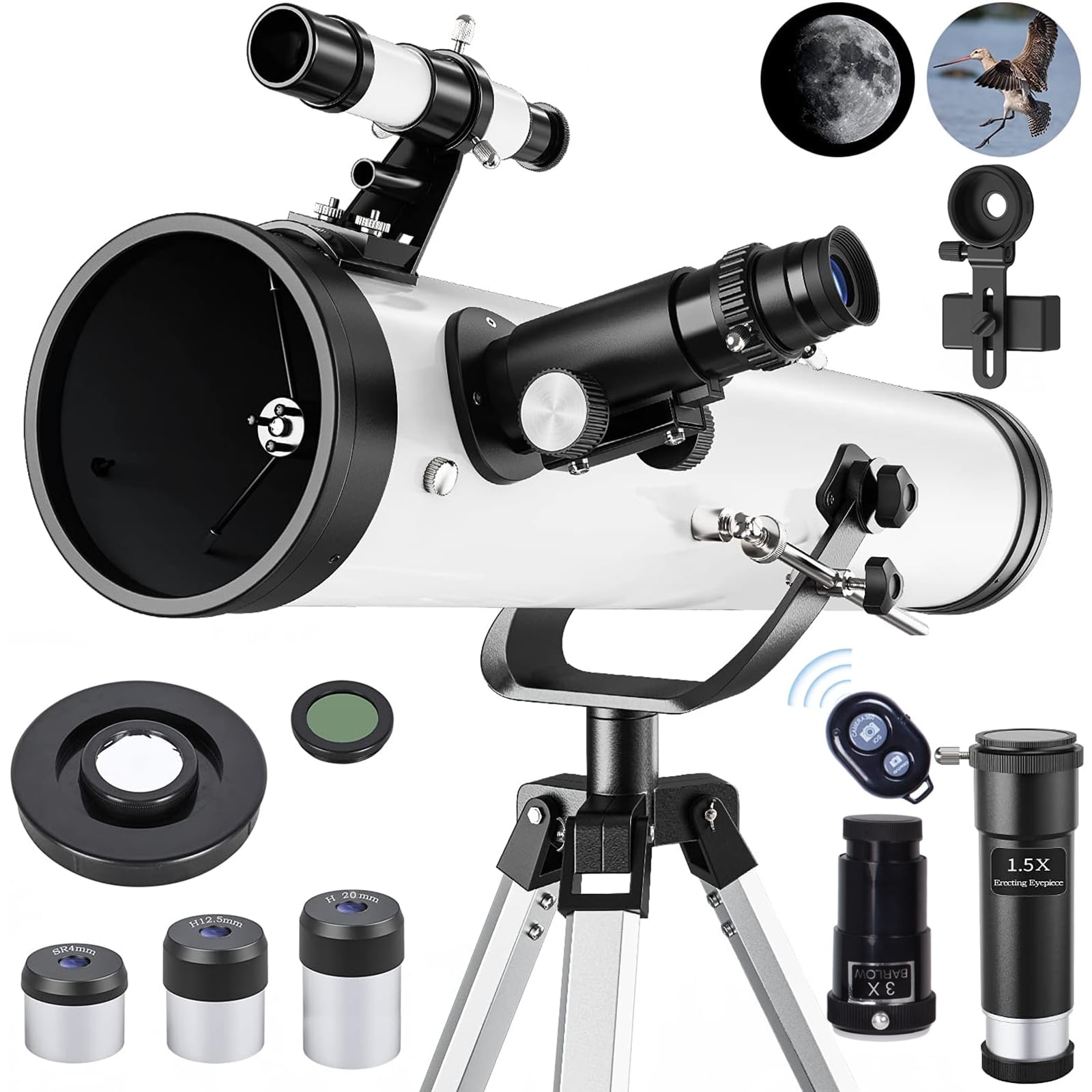iMeshbean Reflector Telescope, 76mm Aperture 700mm Botswana Ubuy