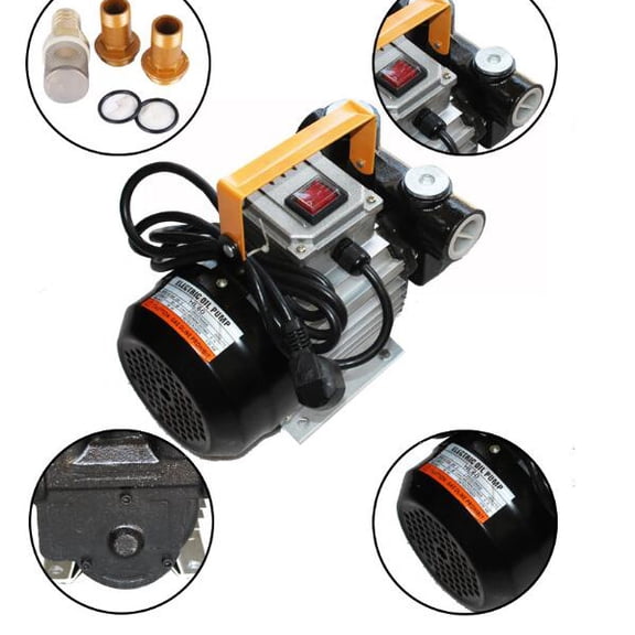 iMeshbean Self Prime AC 110V 16GPM 550W Oil Transfer Pump Fuel Diesel Kerosene Biodiesel Pumps