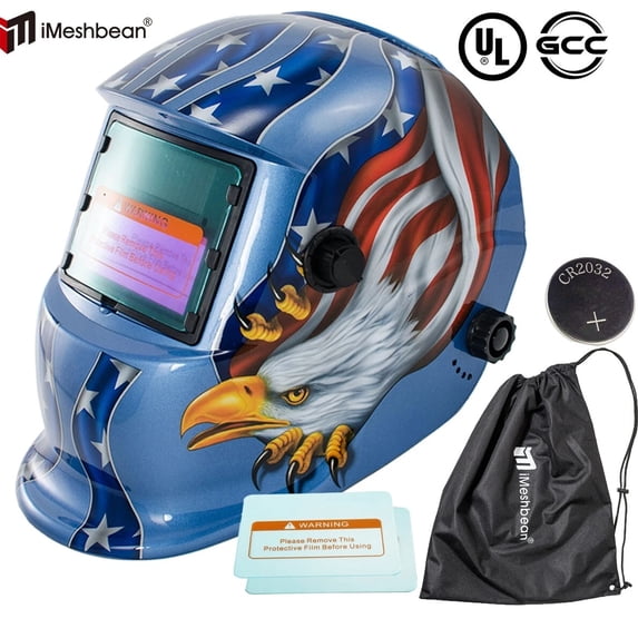 Wading Mask iMeshbean Solar Auto Darkening Welding Helmet w/ Auto Darkening Hood ...