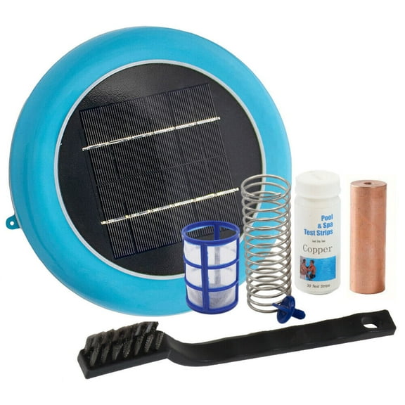 iMeshbean Solar Pool Ionizer Chlorine Pool Water Purifier Ionization System up to 35,000 Gallons