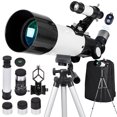 thumbnail image 1 of iMeshbean Telescope 70mm Aperture 400mm AZ Mount Astronomy Telescope, Refactor Telescope for Kids Adults, Beginners, Fully Multi-Coated Optics, Astronomy Refactor with Tripod, Phone Adapter, 1 of 24