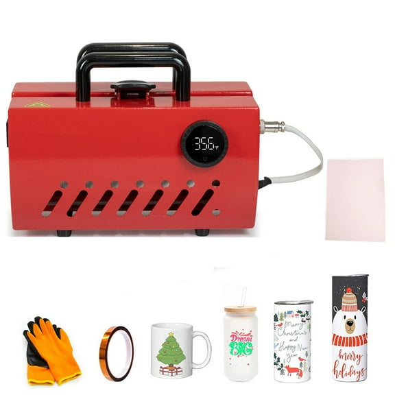 iMeshbean Tumbler Heat Press Machine, 30oz Mug Heat Press, Sublimation Transfer 11-15oz 16-25oz 30oz Straight Skinny Tumblers, Cup Heat Press Machine, DIY Ceramic Mugs Cups Glasses