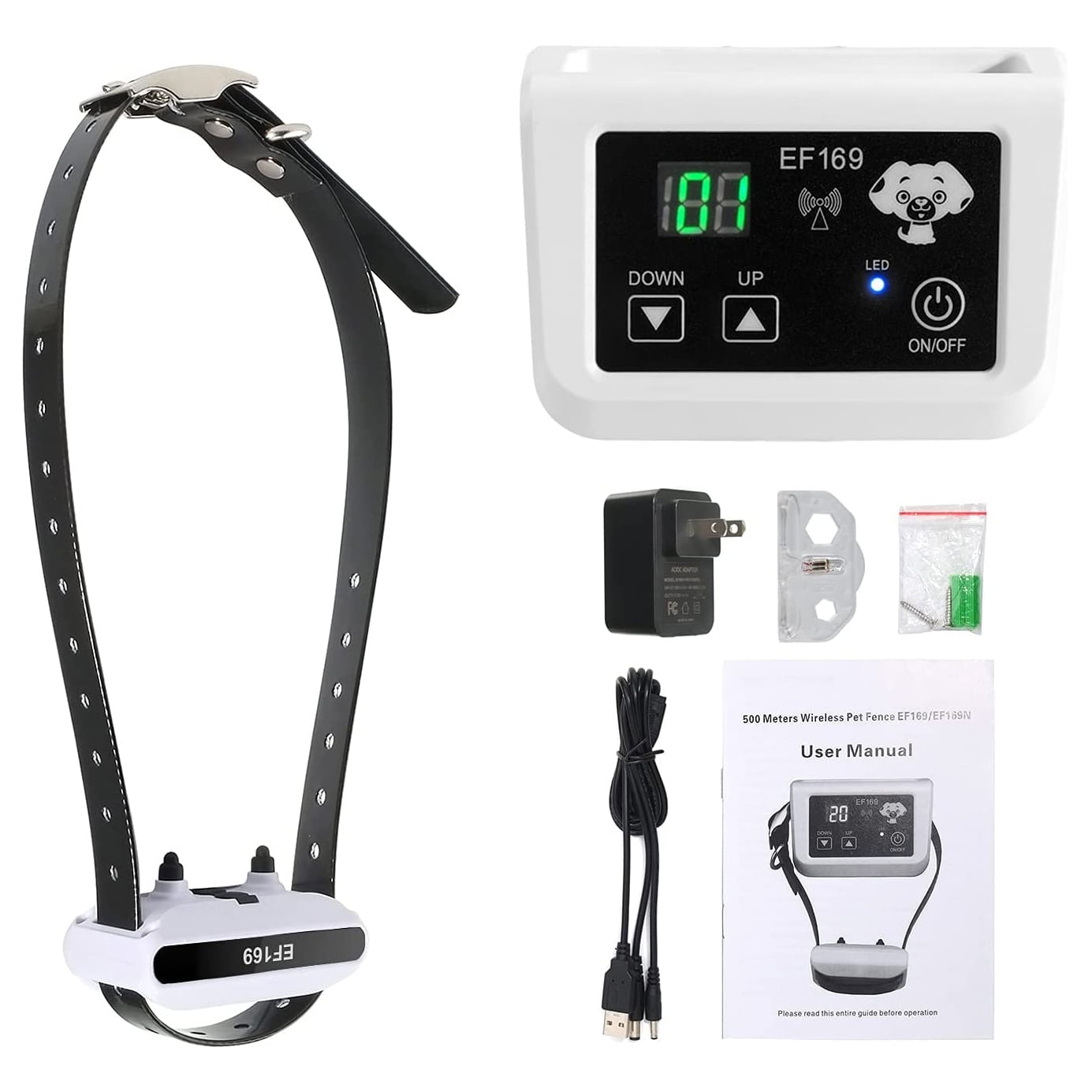 iMeshbean Wireless Dog Fence, Electric Fence System for Stubborn Dog